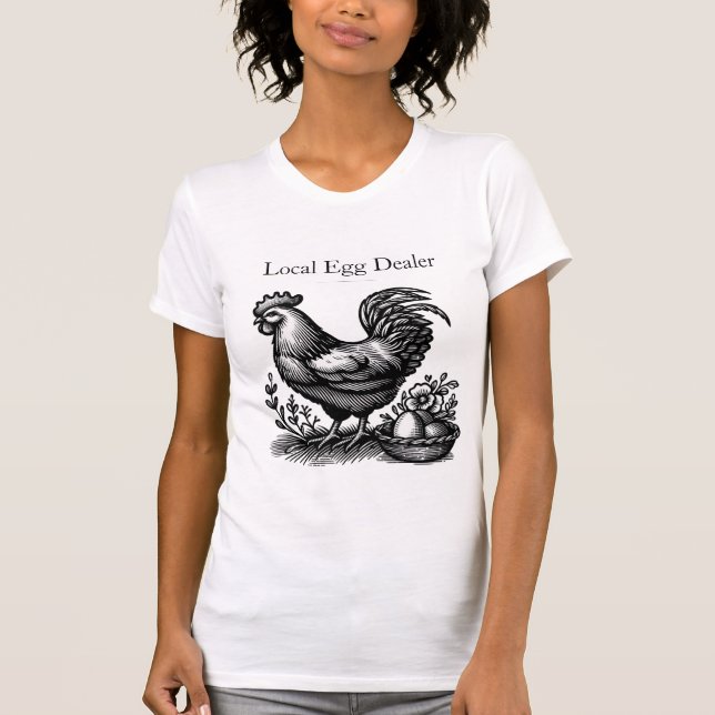 Vintage Chicken Farm T-Shirt (Devant)