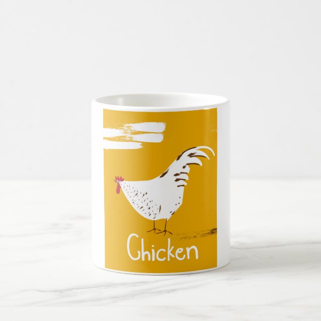Vintage Chicken Kaffeetasse (Mittel)