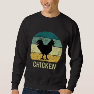 Vintage Chicken Retro Fo Sweatshirt