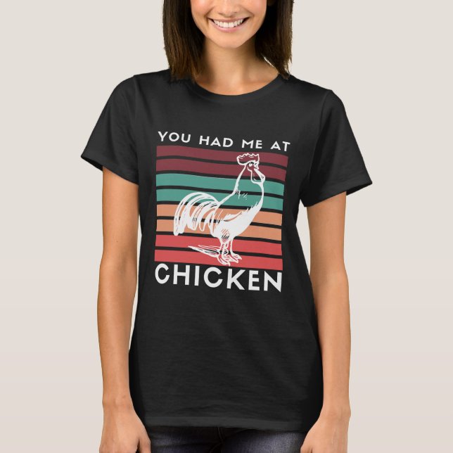 Vintage Chicken T-Shirt (Vorderseite)