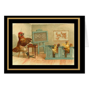 Vintage Chickers in der Schule