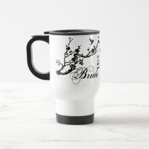 Vintage Chicniederlassung und Vögel Birdcage Reisebecher