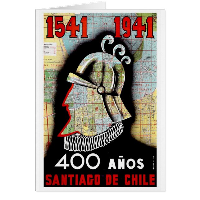 Vintage Chili Santiago Voyage (Devant)