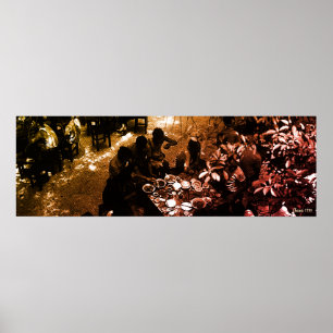 Vintage China Canton Restaurant Poster