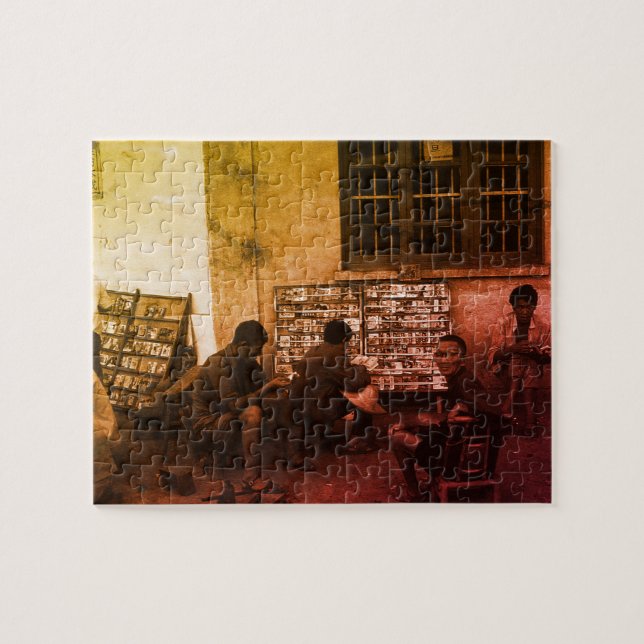 Vintage China Changsha book lending (Horizontal)