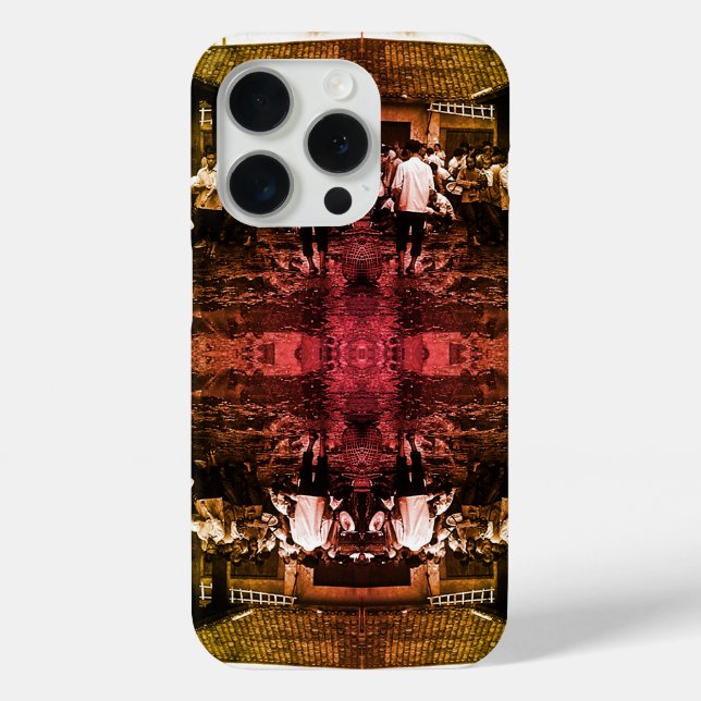 Vintage China Changsha-Markt Case-Mate iPhone Hülle (Rückseite)