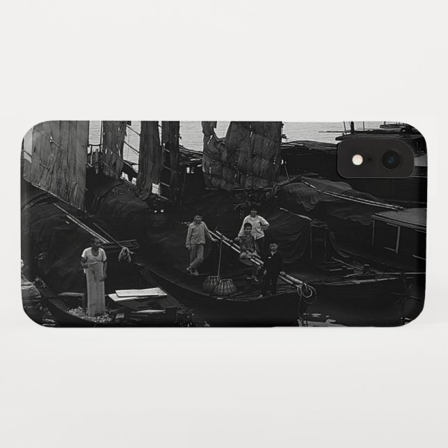 Vintage China Changsha xiang jiang Case-Mate iPhone Hülle (Rückseite (Horizontal))