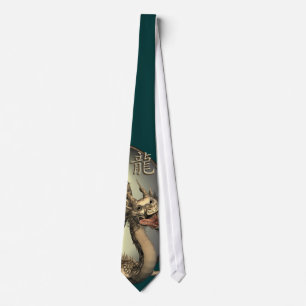 Vintage-Chinesischer Drache Krawatte