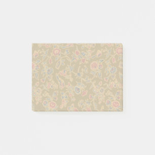 Vintage-Chinoiserie-Blumenbrokat 18. Jahrhundert  Post-it Klebezettel