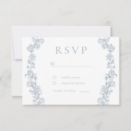 Vintage Chinoiserie Blumengestelle RSVP Karte