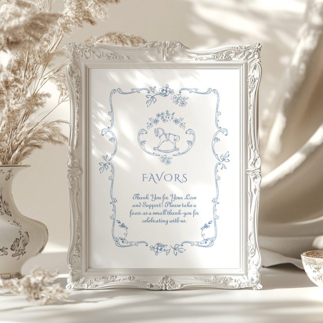 Vintage Chinoiserie Favoriten Babydusche Poster (Von Creator hochgeladen)