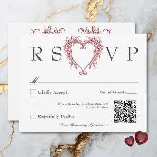 Vintage Chinoiserie Florenz RSVP Karte