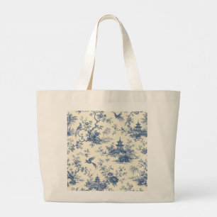 Vintage-Chinoiserie-Pagode-elegante Tragetasche