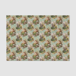 Vintage Chipmunks Woodland Seidenpapier