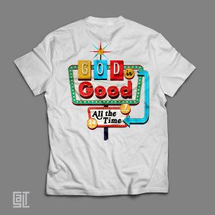 Vintage Christlich Retro Gott ist allezeit gut T-Shirt