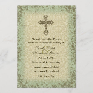 Christliche Hochzeitseinladungen Zazzle Ch