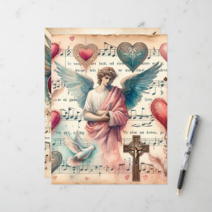 Vintage Christliche Valentine