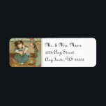 Vintage Christmas Address Labels<br><div class="desc">Maßgeschneiderte Viktorianische Weihnachtsmarken! Selbstknüppel und in verschiedenen Größen!</div>