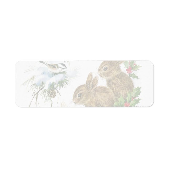 Vintage Christmas Bunnies (Vorne)