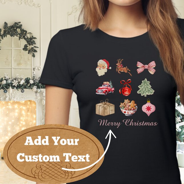 Vintage Christmas Cheer T-Shirt (Von Creator hochgeladen)