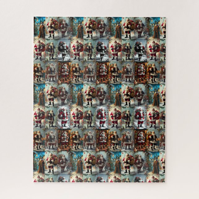 Vintage Christmas Collage | Retro Holiday (Vertikal)