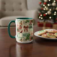 Vintage Christmas Collage
