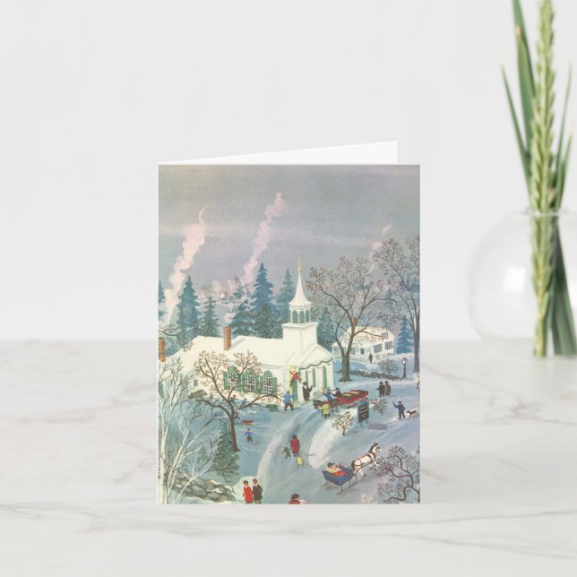 Vintage Christmas Danke (Vorderseite)