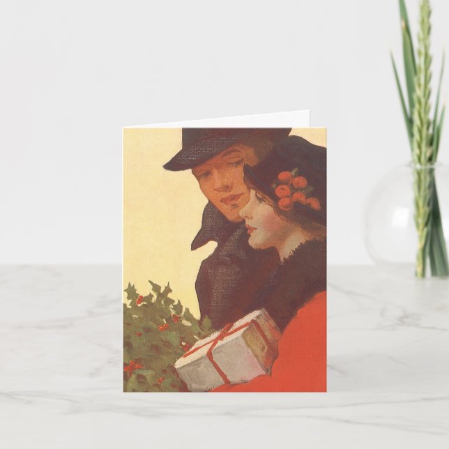 Vintage Christmas Danke (Vorderseite)