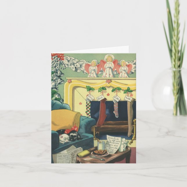 Vintage Christmas Danke (Vorderseite)