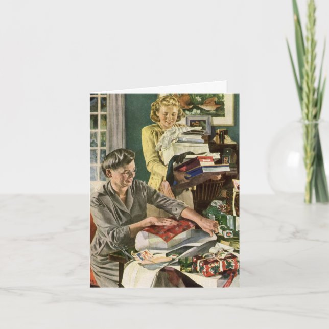 Vintage Christmas Danke (Vorderseite)