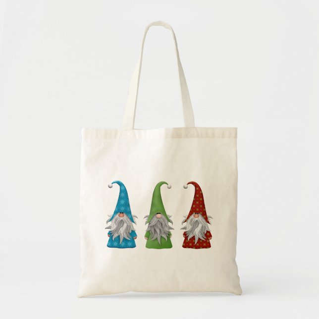 Vintage Christmas Elf Tragetasche (Vorne)
