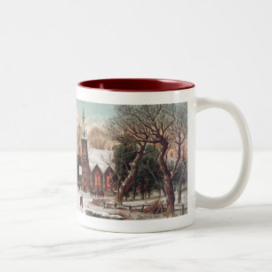 Vintage Christmas Eve Coffee Tasse