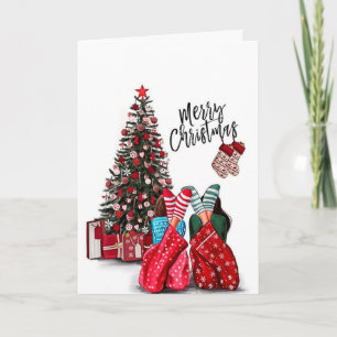 Vintage Christmas Feiertagskarte