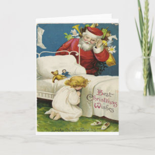 Vintage Christmas Feiertagskarte