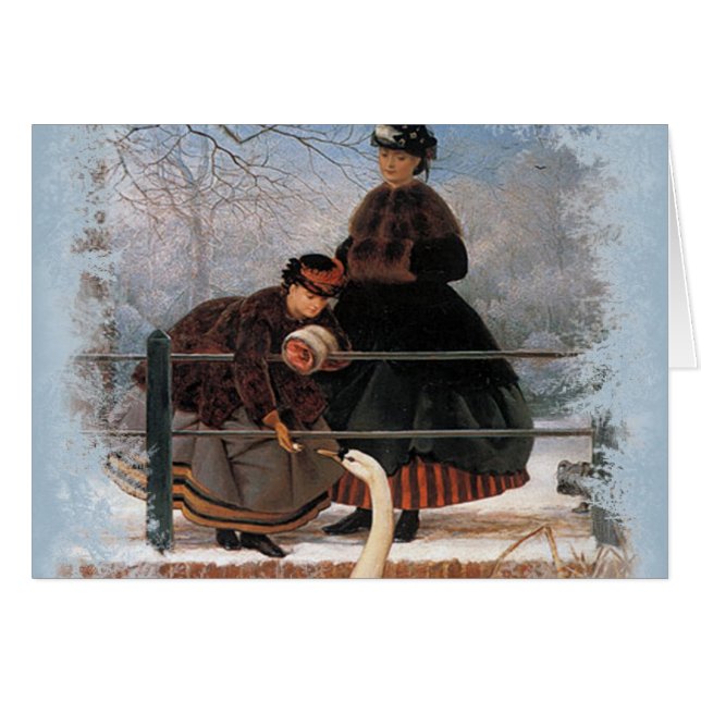 Vintage Christmas Goose (Vorderseite (Horizontal))