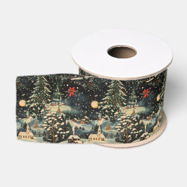 Vintage Christmas Holiday Ripsband