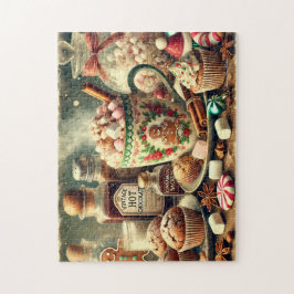 Vintage Christmas Hot Cocoa Bar