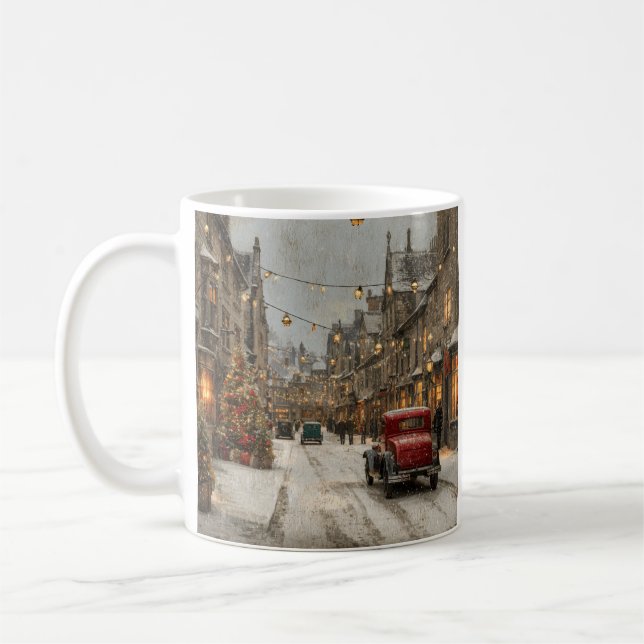 Vintage Christmas Kaffeetasse (Links)