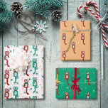 Vintage Christmas Kit Kat Clock Niedlich Geschenkpapier Set<br><div class="desc">Die Vintage Kitty Kat Uhr zählt die frohe Weihnachtszeit in drei aufeinander abgestimmten Mustern herunter,  um Ihre Geschenke einzupacken. Cat Liebhaber überall Liebe diese funky,  antike große mit Augen Katze mit dem Switching-Schwanz. Ich bin ein großer Fan spannender Geschenkpräsentation. Wrap deine Geschenke in Spaß.</div>