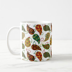 Vintage Christmas Larger Paisley Kaffeetasse