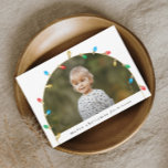 Vintage Christmas Lights Foto Arc Feiertagskarte<br><div class="desc">Frohe Weihnachten Elegante Weihnachtsleuchten Foto Arch Holiday Karten. Klicken Sie auf die Schaltfläche Bearbeiten,  um dieses Design mit Ihrem Foto und Text anzupassen.</div>