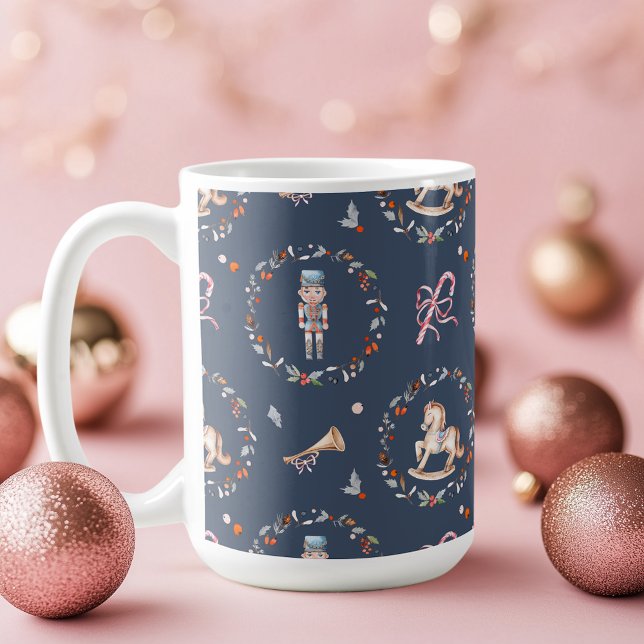 Vintage Christmas Mug with Toy Soldier (Créateur téléchargé)