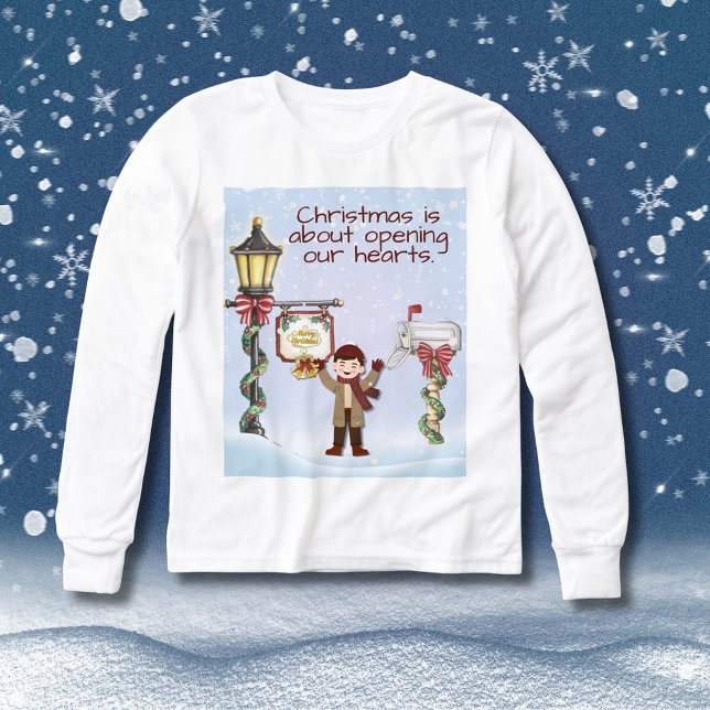 Vintage Christmas - Opening our Hearts  (Cheerful vintage Christmas design for boys)