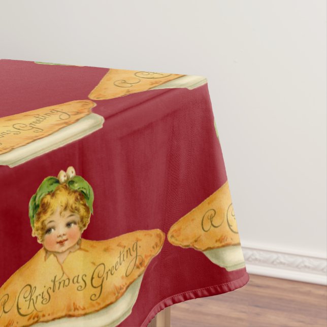 Vintage Christmas Pie Tischdecke (Beispiel)