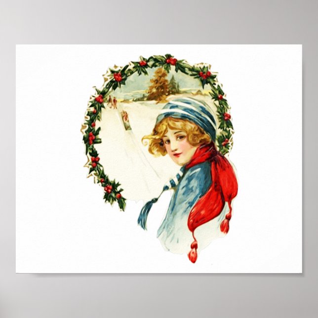 Vintage Christmas Poster (Vorne)