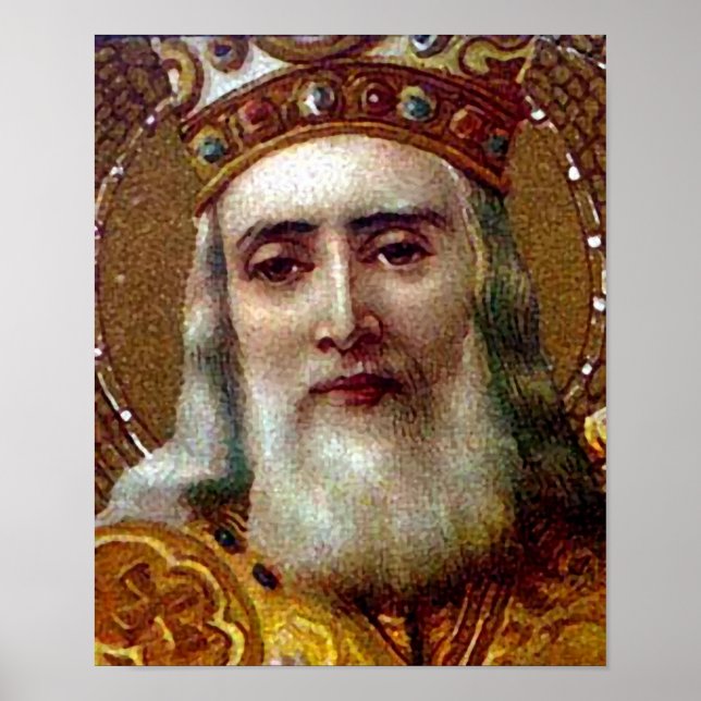 Vintage Christmas Saint Nicholas Poster (Vorne)