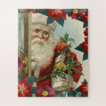 Vintage Christmas Santa Claus Holding Ohrts<br><div class="desc">Puzzle of a vintage Christmas Santa Claus holding ohrfeige für Alzheimer's and Dementia Patienten to enjoy! Also,  available are larger pices of the sams puzzle as well as more challenging puzzles with larger puzzle piece. Get one today!</div>