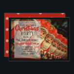 Vintage Christmas Santa Paper Einladung<br><div class="desc">Weihnachtsmann,  kleiner glücklicher Urlaub für Menschen,  Freude am roten handgemachten Bart,  Weihnachtsschmuck,  Vintages Puppenpapier,  mâché-weiße Kunst,  Retro-Dekorationsgeschenk ,  Winterfeier ,  Dekoration ,  Dekorationsurlaub,  Weihnachtsmann, </div>