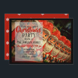 Vintage Christmas Santa Paper Einladung<br><div class="desc">Weihnachtsmann,  kleiner glücklicher Urlaub für Menschen,  Freude am roten handgemachten Bart,  Weihnachtsschmuck,  Vintages Puppenpapier,  mâché-weiße Kunst,  Retro-Dekorationsgeschenk ,  Winterfeier ,  Dekoration ,  Dekorationsurlaub,  Weihnachtsmann, </div>