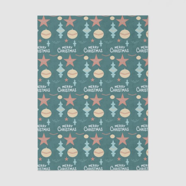 Vintage Christmas Seidenpapier (Vorderseite)